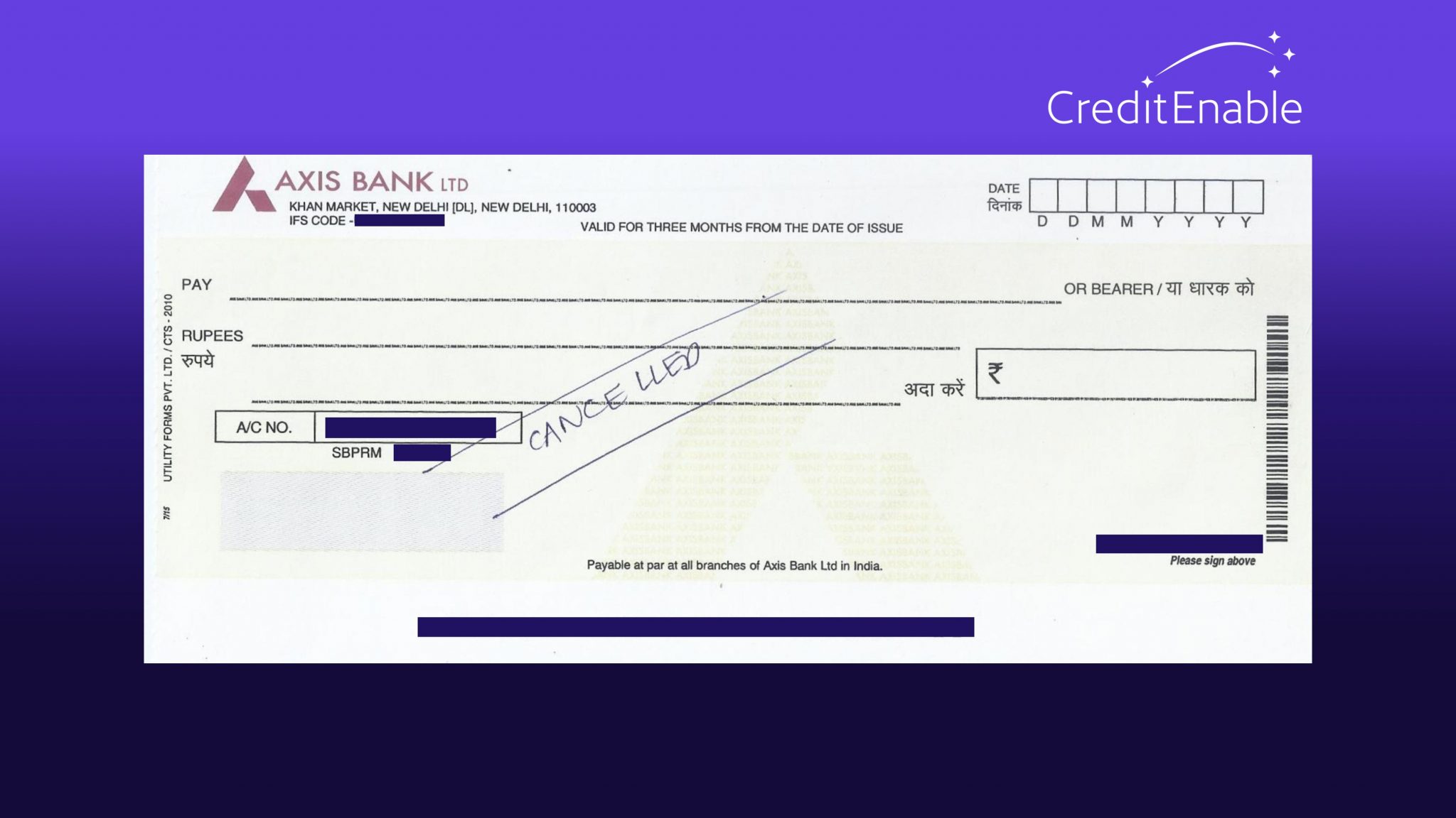 What Is A Cancelled Cheque And Why Do I Need To Give One To My Lender 0670